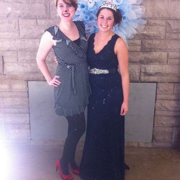 jcpenney Dresses Navy Blue Evening Gown Size 7 Poshmark